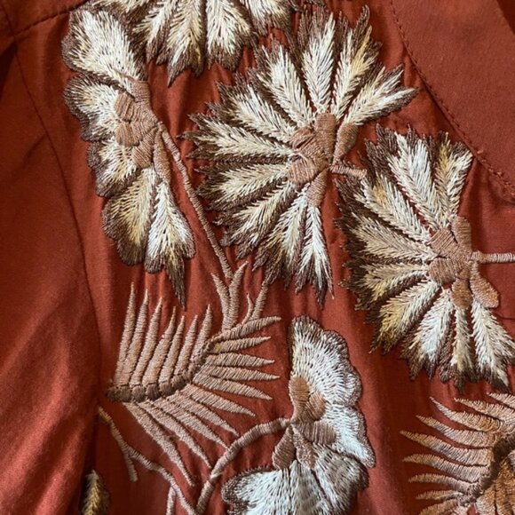 Anthropologie Samant Chauhan dress XS embroidered - Picture 5 of 6